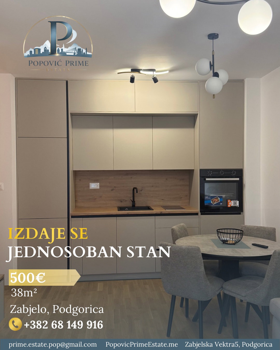 Izdavanje - Stan Podgorica, Zabjelo