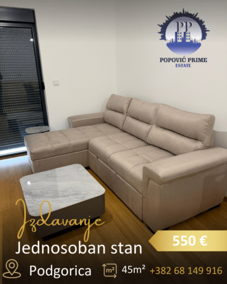 Оренда - Квартира Podgorica, Zabjelo