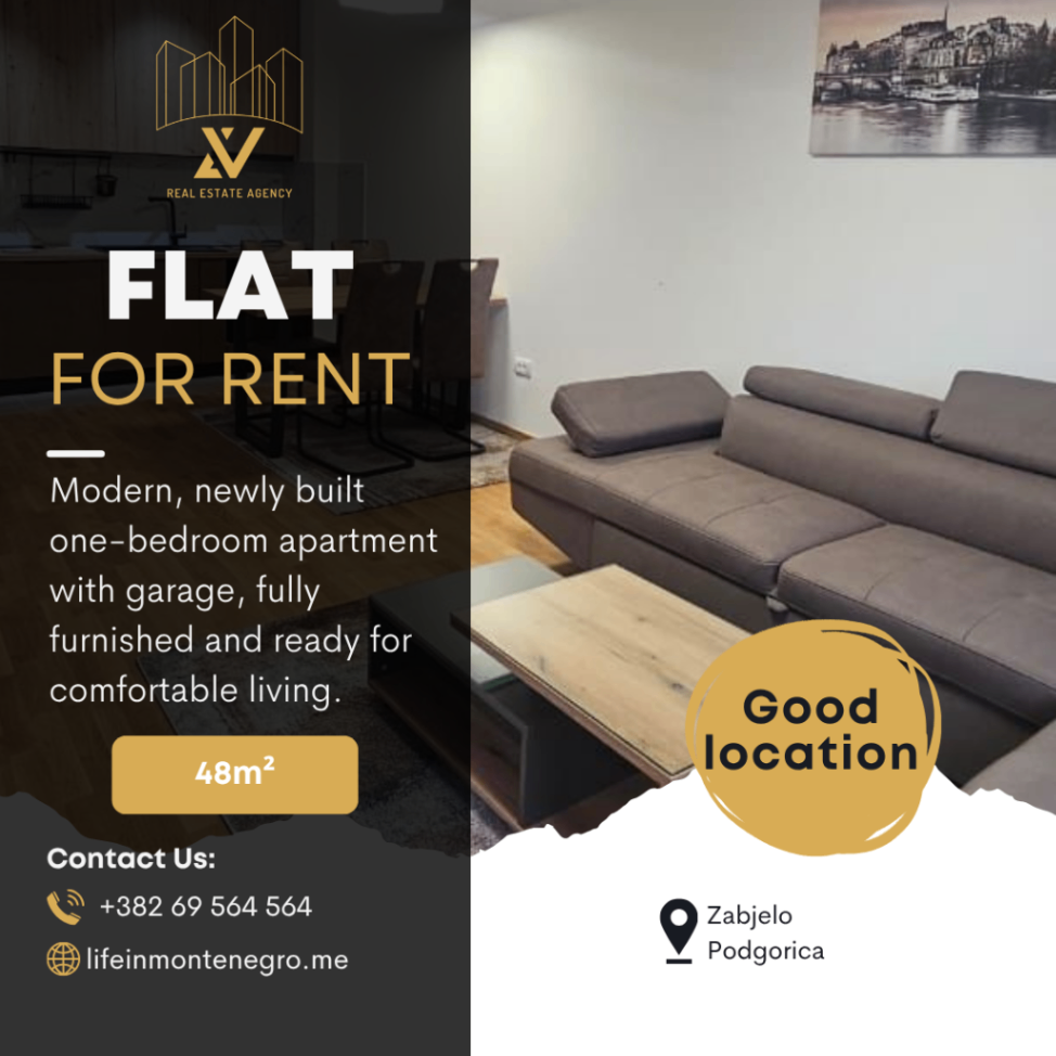 Rent - Apartment Podgorica, Zabjelo