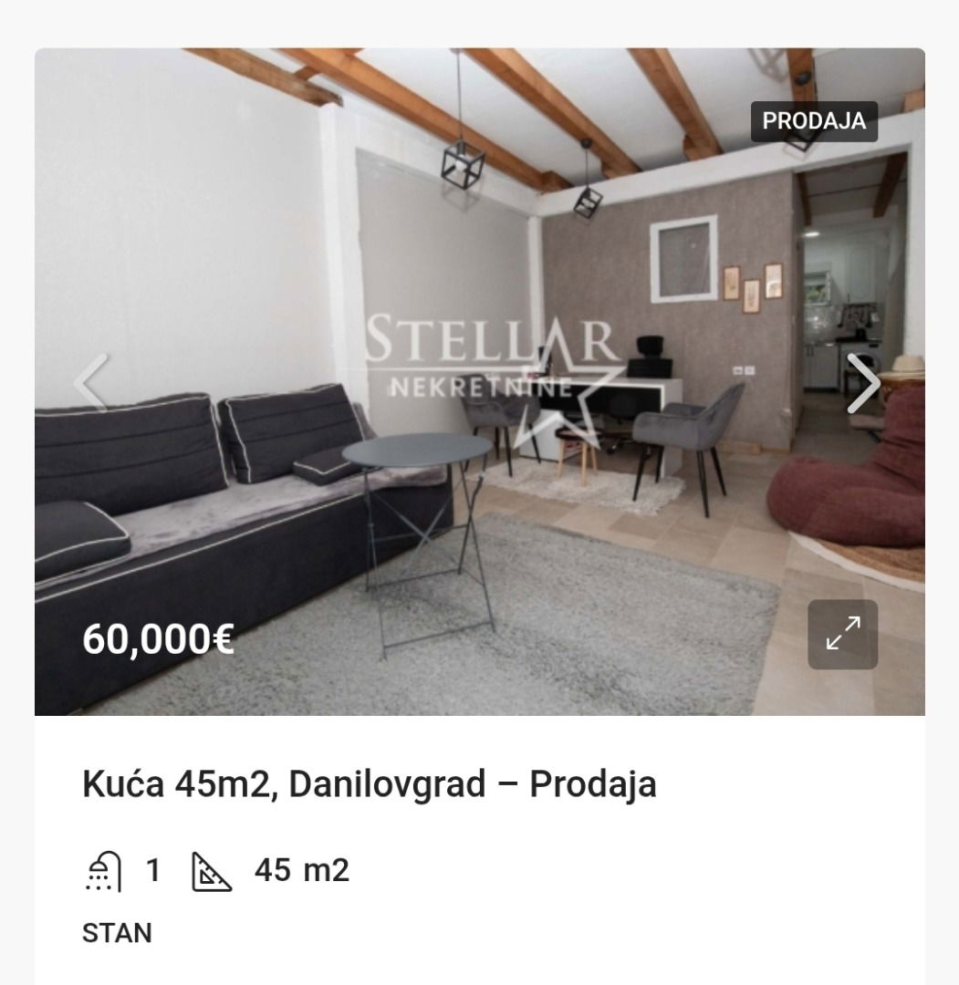 Prodaja - Stan Danilovgrad, Danilovgrad