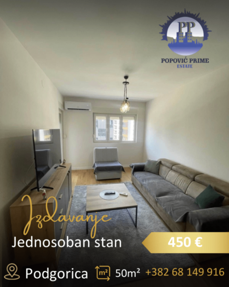 Izdavanje - Stan Podgorica, Central Point