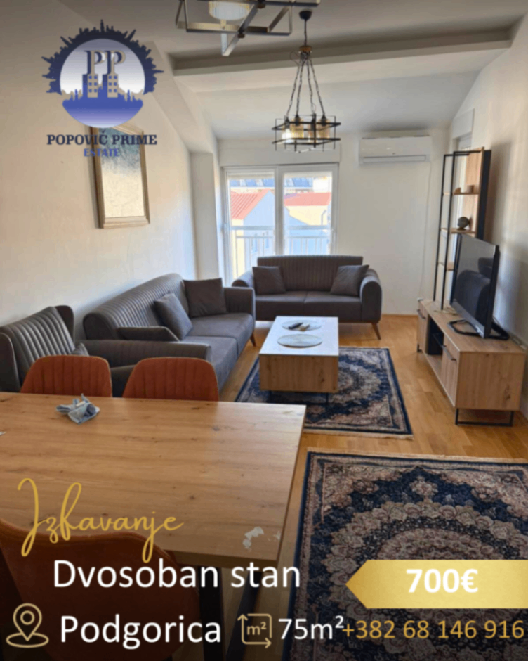 Izdavanje - Stan Podgorica, Ljubović