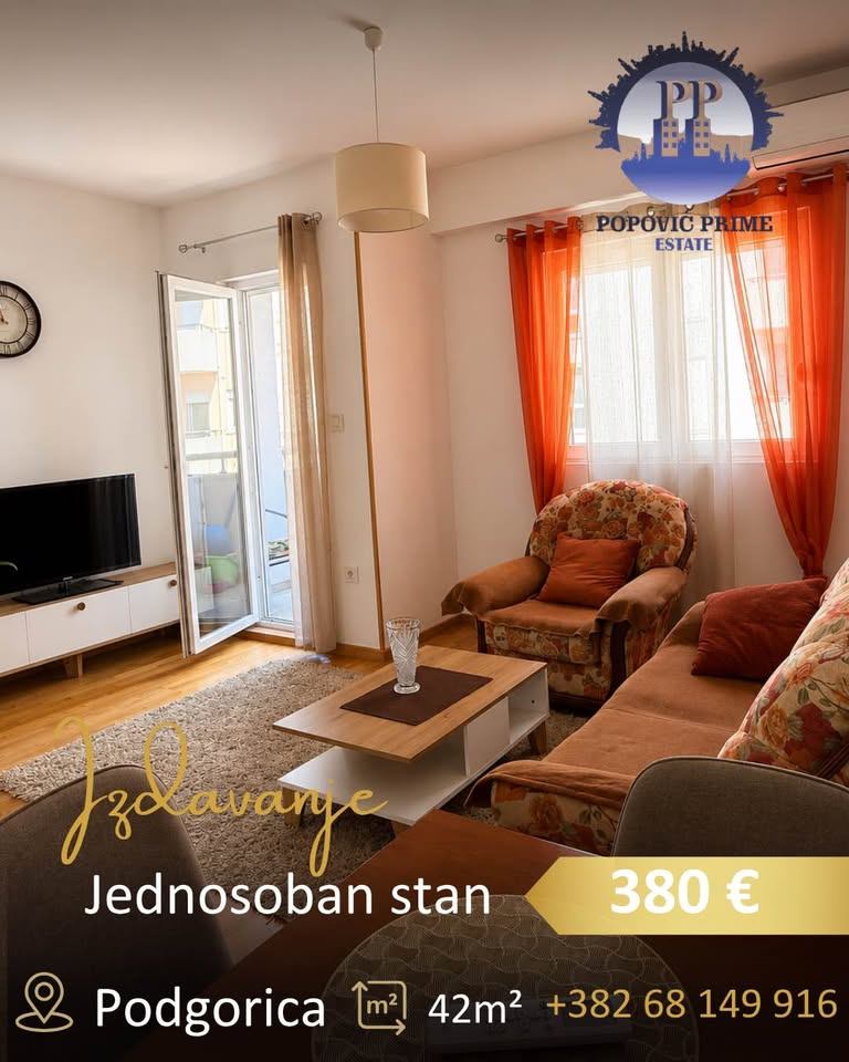 Izdavanje - Stan Podgorica, Zabjelo