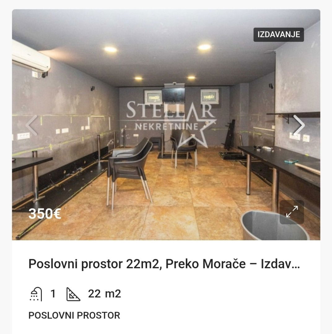 Rent - Office space Podgorica, Preko Morače