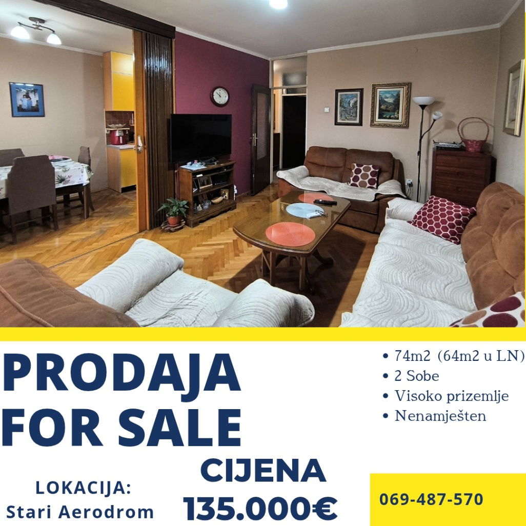 Продаж - Квартира Podgorica, Stari Aerodrom