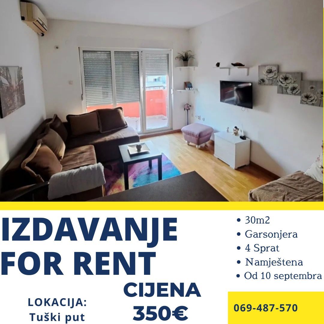 Rent - Apartment Podgorica, Tuški Put
