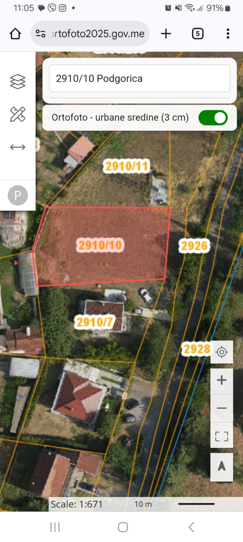 Sale - Land Podgorica, Masline