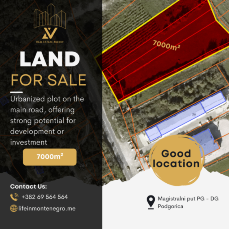 Prodaja - Zemljište Podgorica, Podgorica