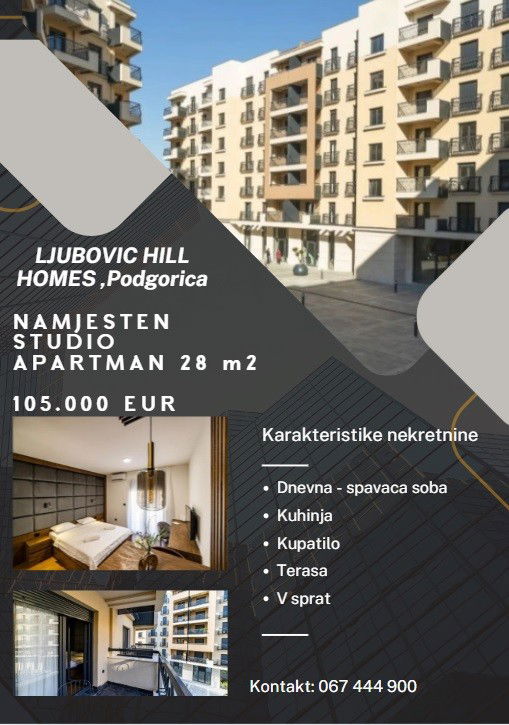 Продаж - Квартира Podgorica, Ljubović