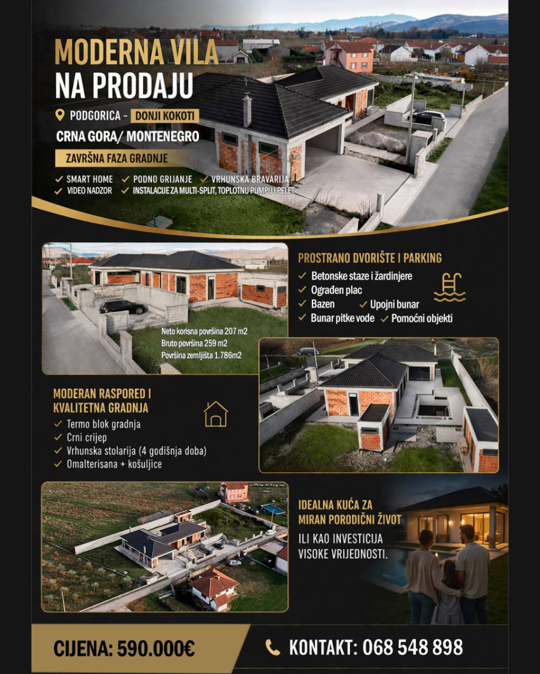 Продажа - Дом Podgorica, Donji Kokoti