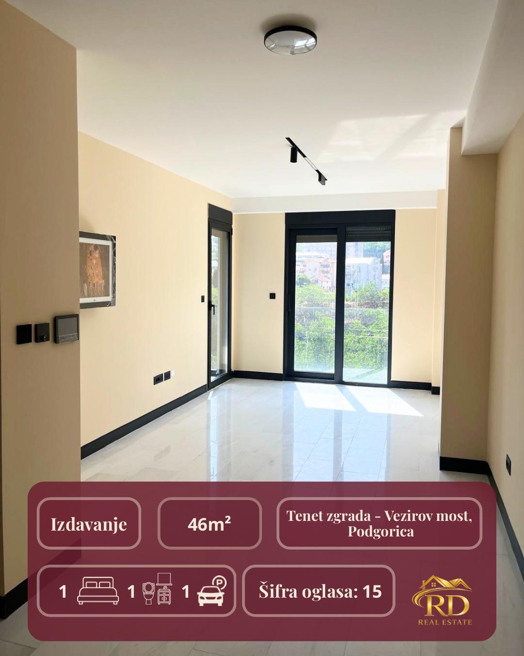 Rent - Apartment Podgorica, Vezirov Most