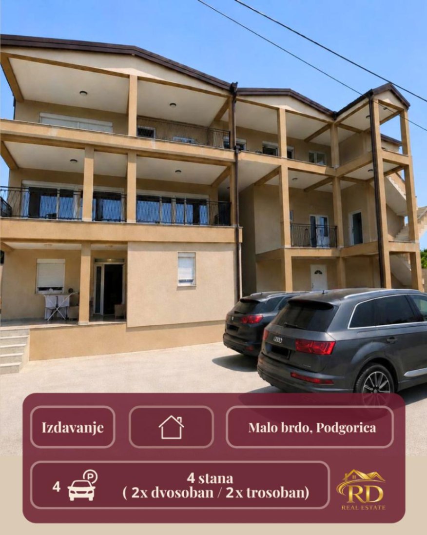 Kiralık - Ev Podgorica, Malo Brdo
