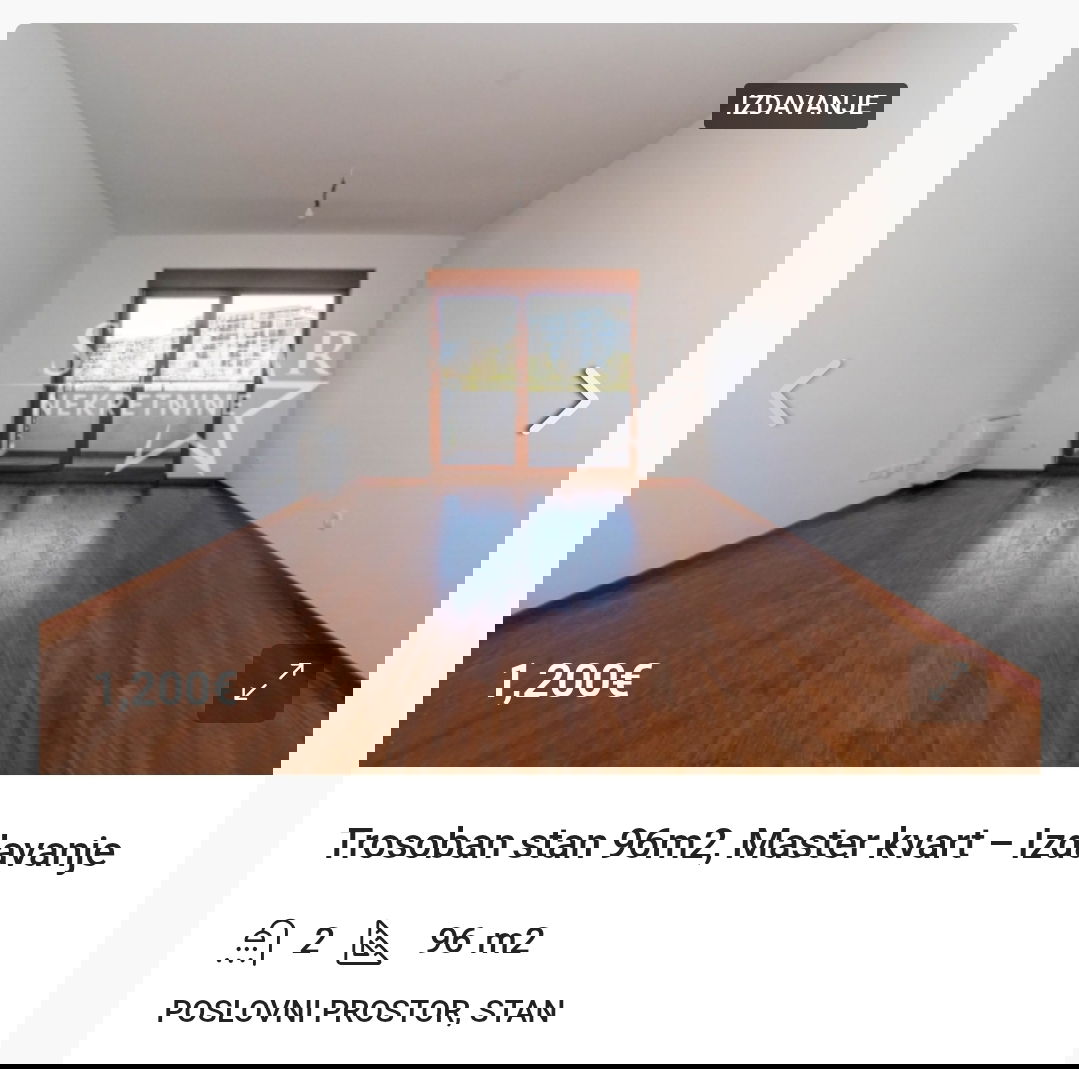 Rent - Office space Podgorica, Master Kvart