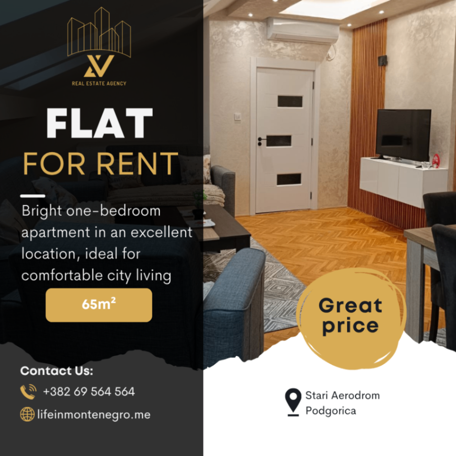 Izdavanje - Stan Podgorica, Stari Aerodrom