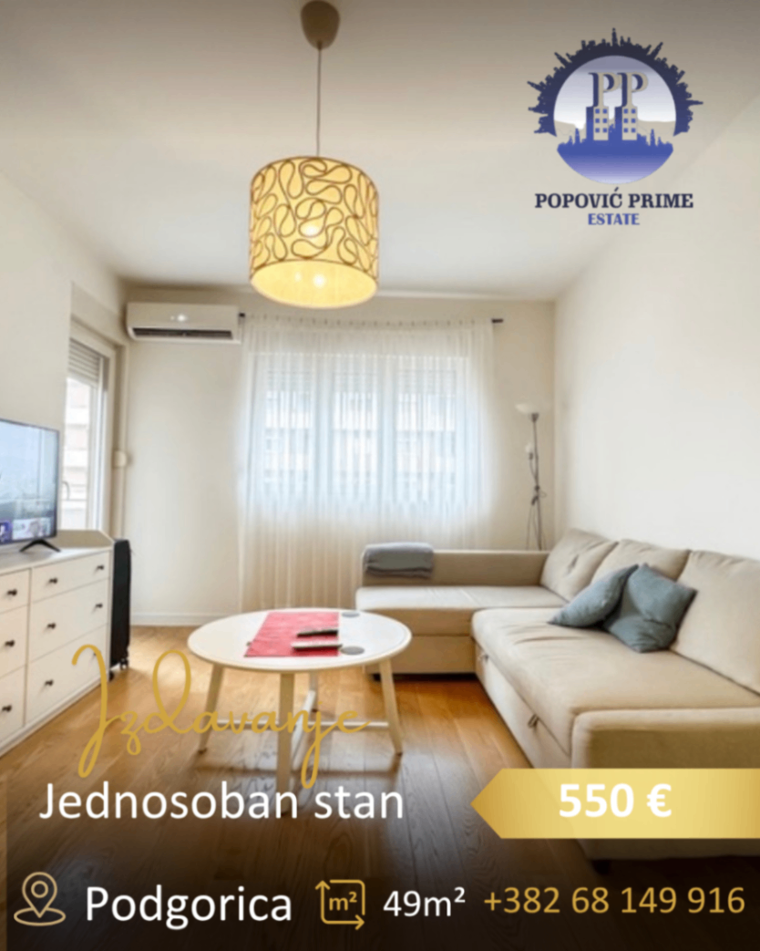Izdavanje - Stan Podgorica, Central Point