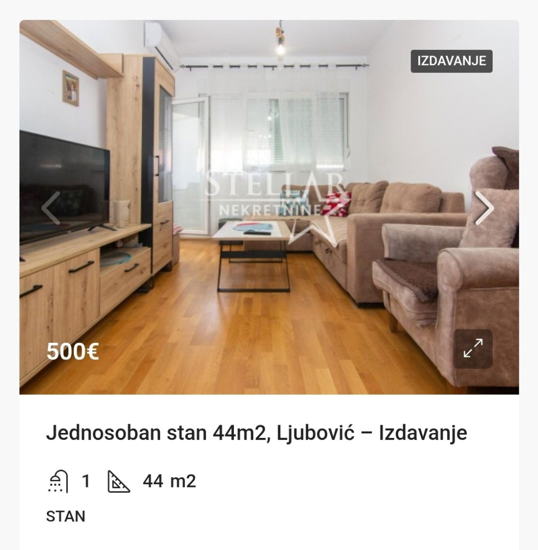 Rent - Apartment Podgorica, Ljubović