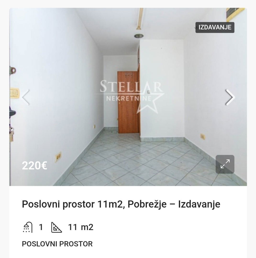 Rent - Office space Podgorica, Pobrežje