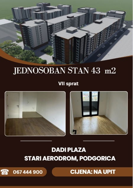 Продажа - Квартира Podgorica, Stari Aerodrom