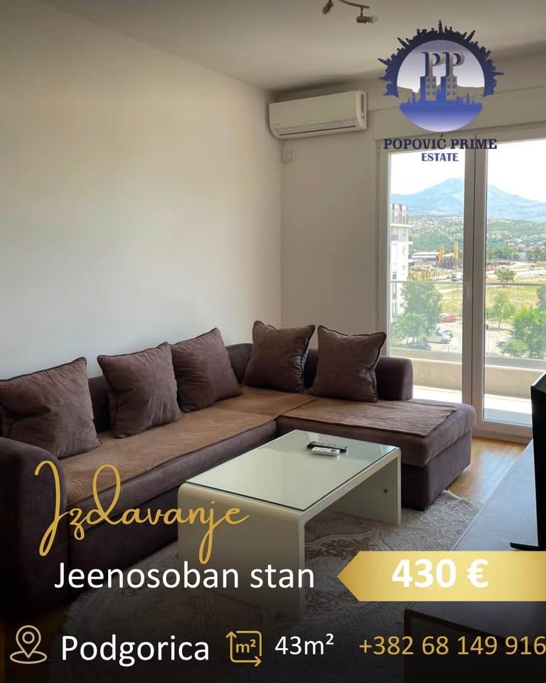 Izdavanje - Stan Podgorica, Stari Aerodrom