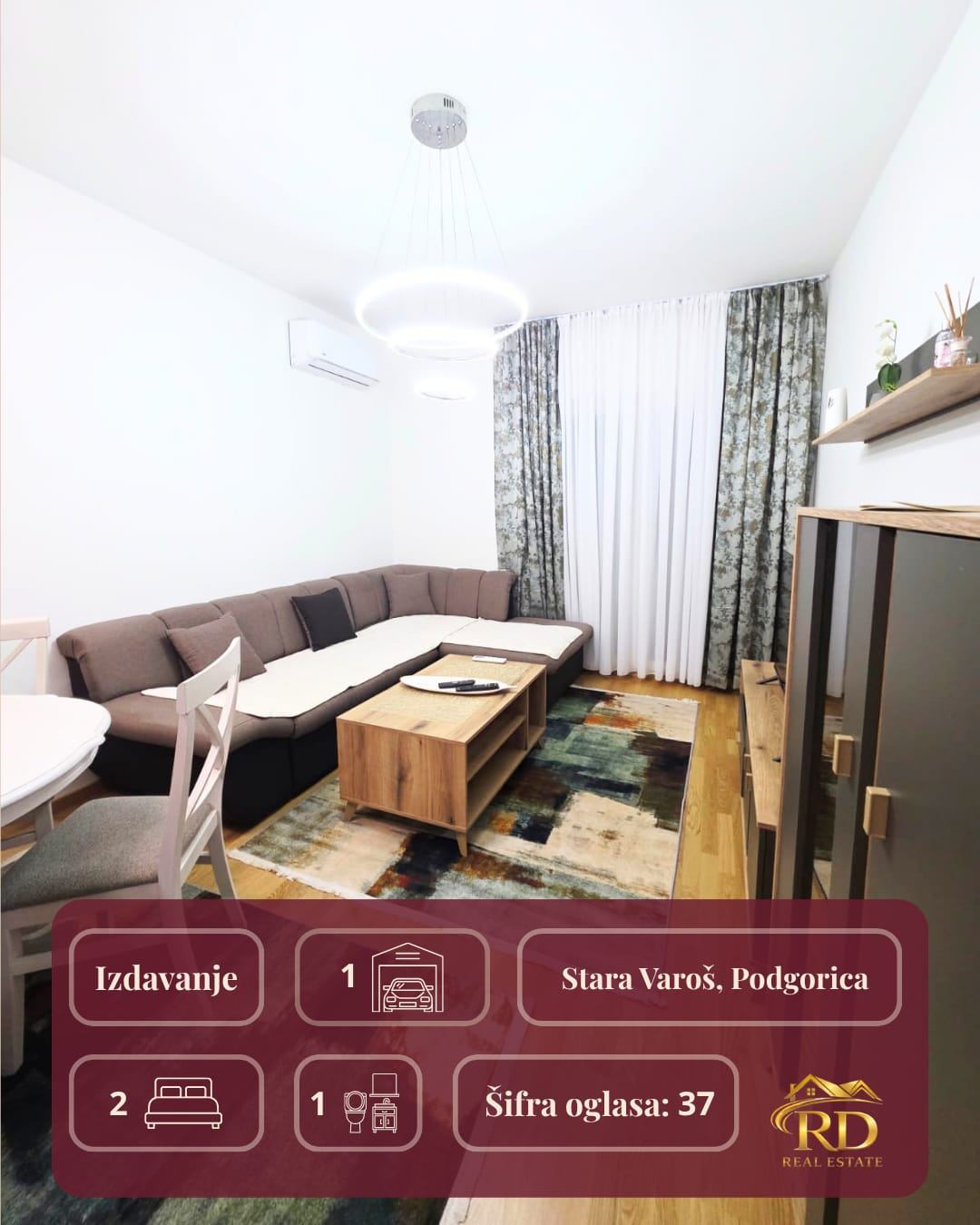 Оренда - Квартира Podgorica, Stara Varoš