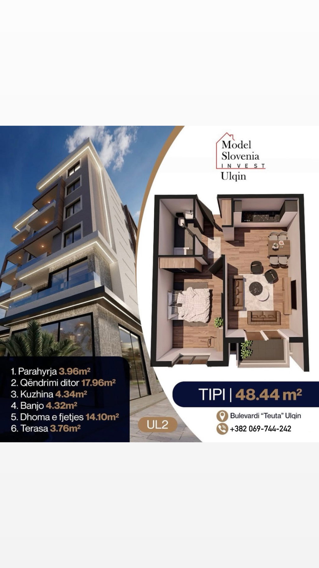 Prodaja - Stan Ulcinj, Velika Plaža