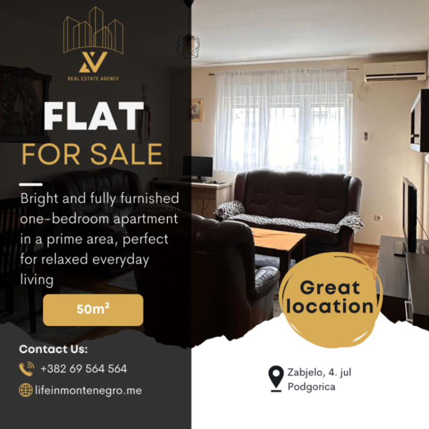 Prodaja - Stan Podgorica, Zabjelo