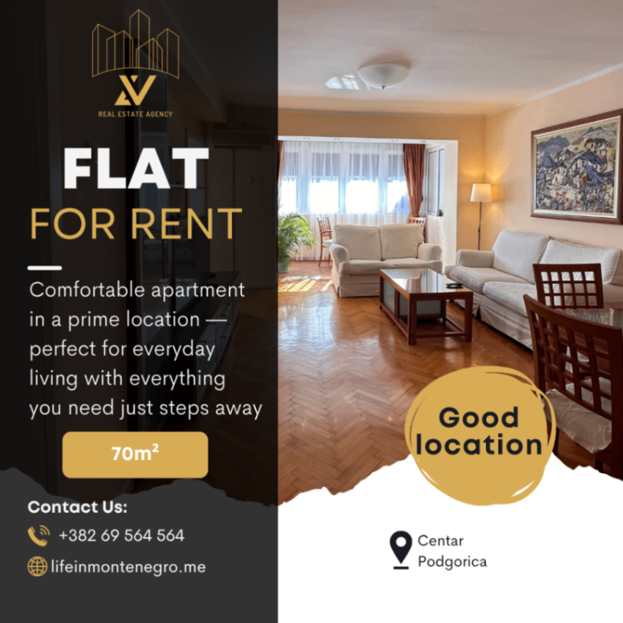 Rent - Apartment Podgorica, Centar