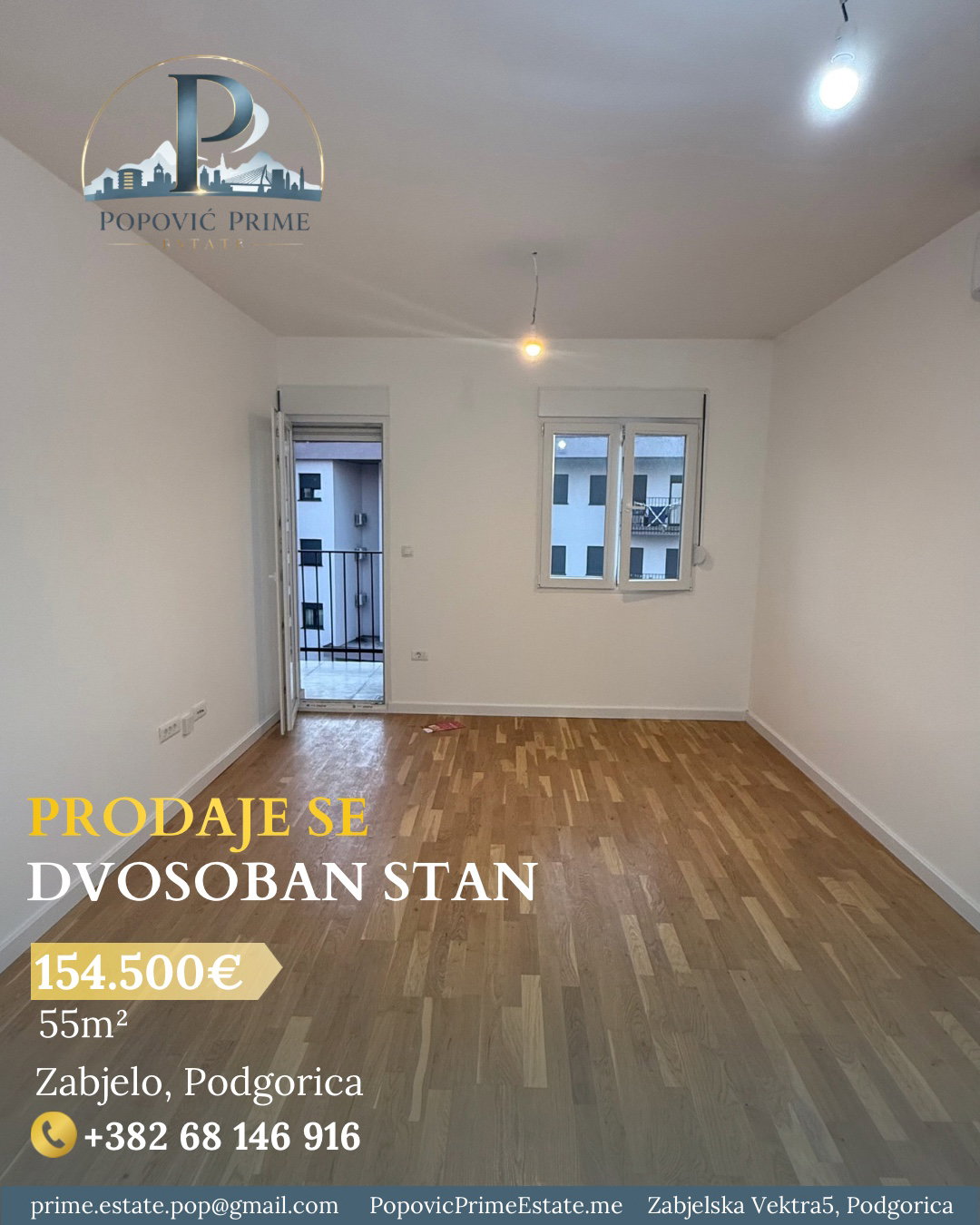 Satılık - Daire Podgorica, Zabjelo