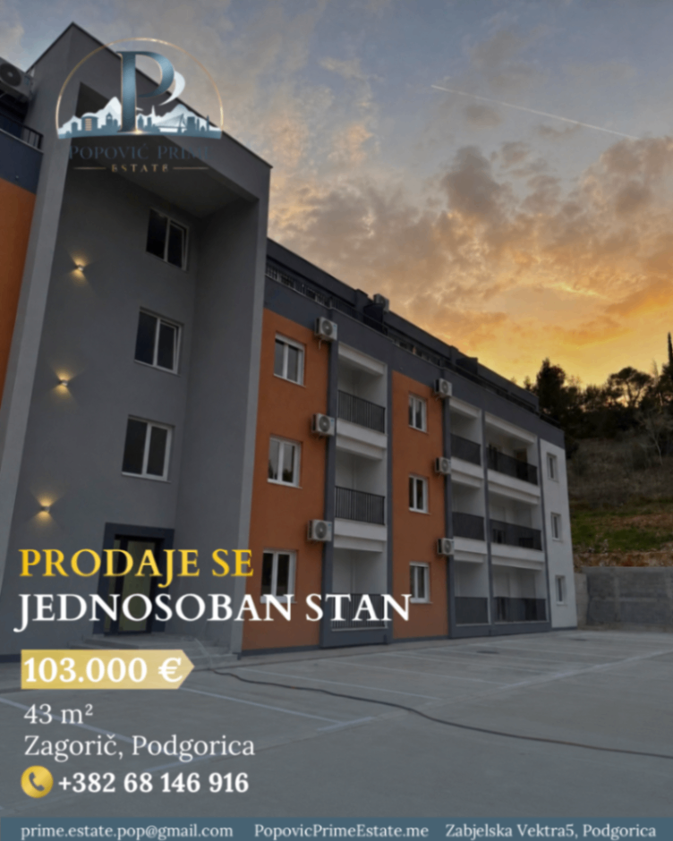 Prodaja - Stan Podgorica, Zagorič