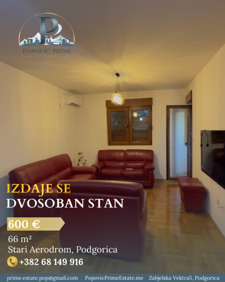 Kiralık - Daire Podgorica, Stari Aerodrom