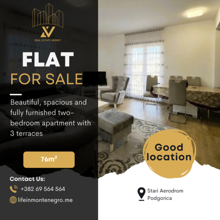 Продажа - Квартира Podgorica, Stari Aerodrom