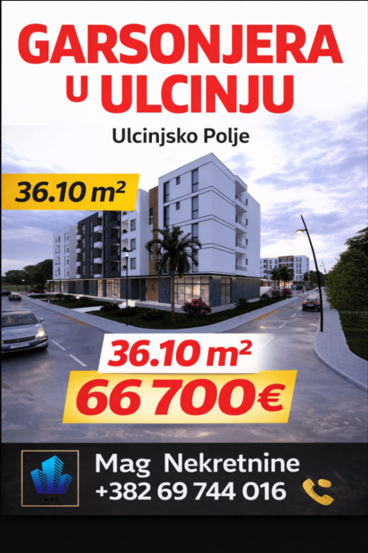 Satılık - Daire Ulcinj, Ulcinjsko Polje