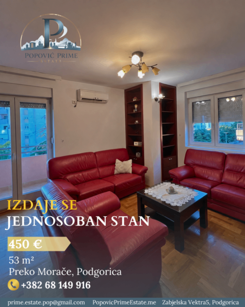 Аренда - Квартира Podgorica, Preko Morače