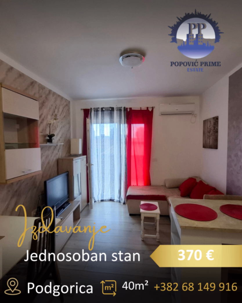 Izdavanje - Stan Podgorica, Blok 5