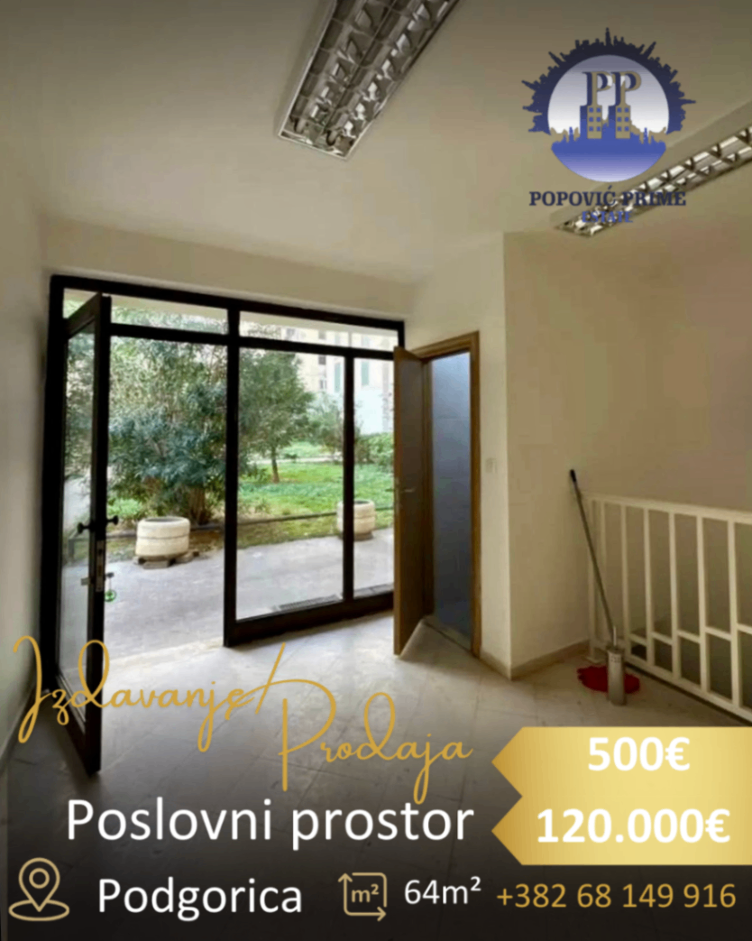 Prodaja - Poslovni prostor Podgorica, Lepa Kata