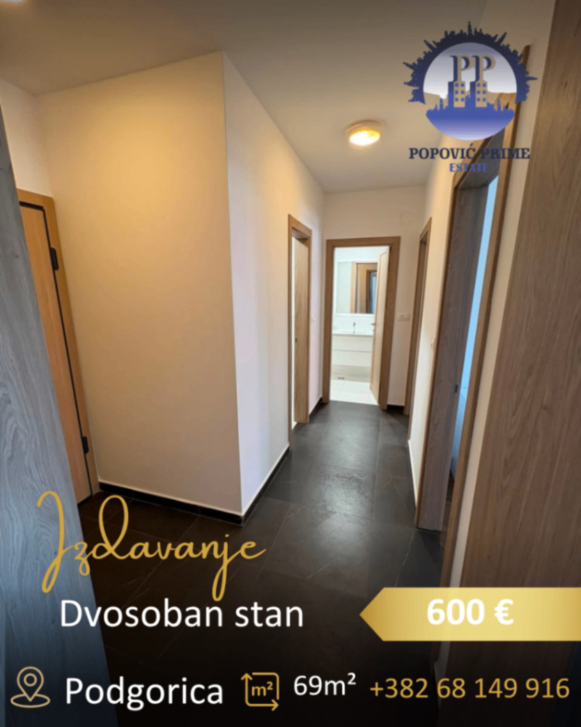 Izdavanje - Stan Podgorica, Master Kvart