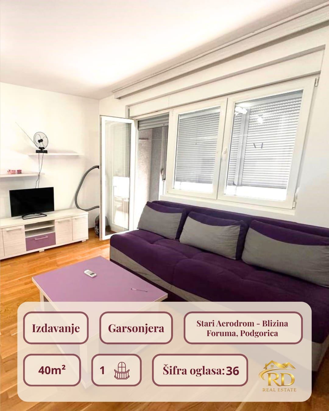 Kiralık - Daire Podgorica, Stari Aerodrom