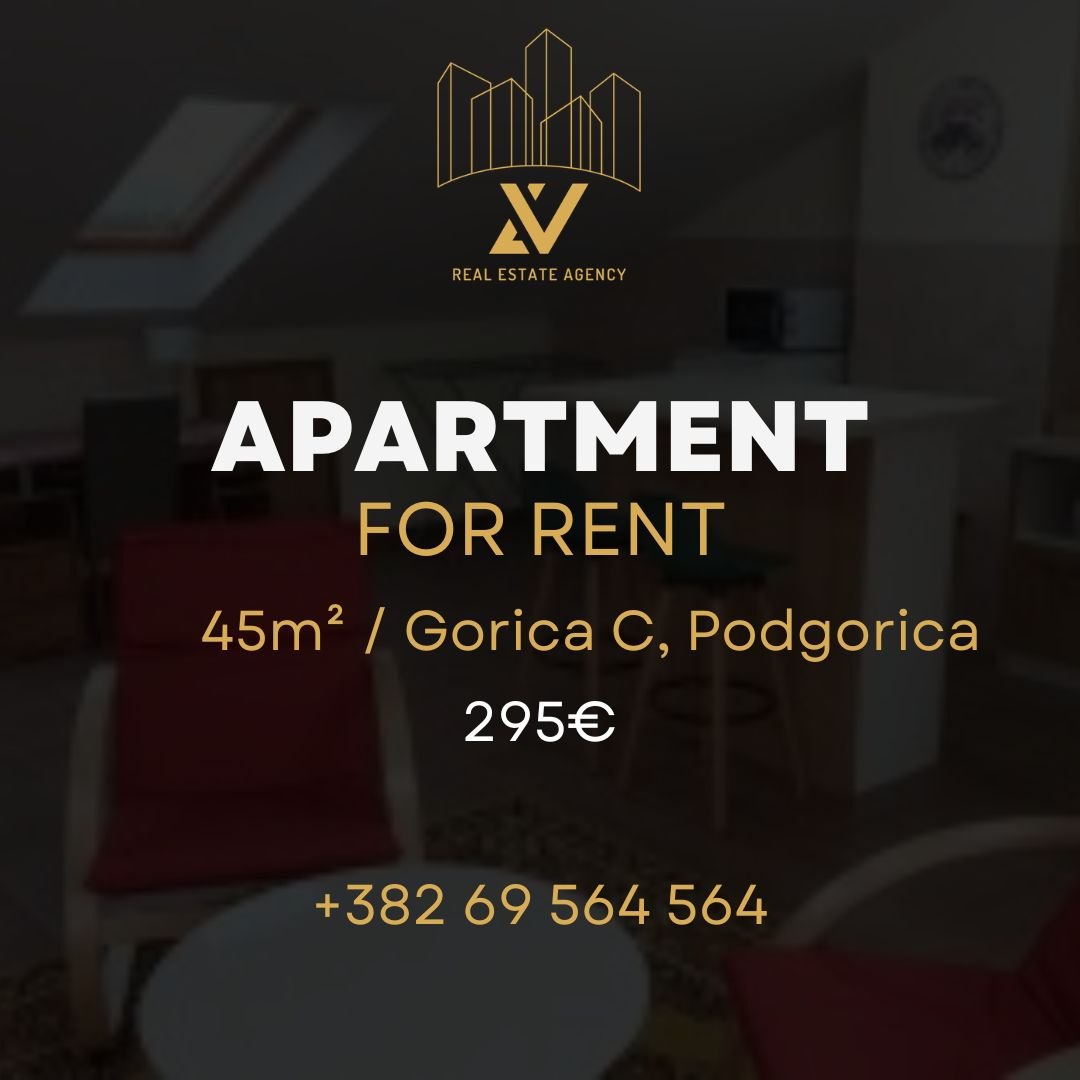 Izdavanje - Stan Podgorica, Gorica C