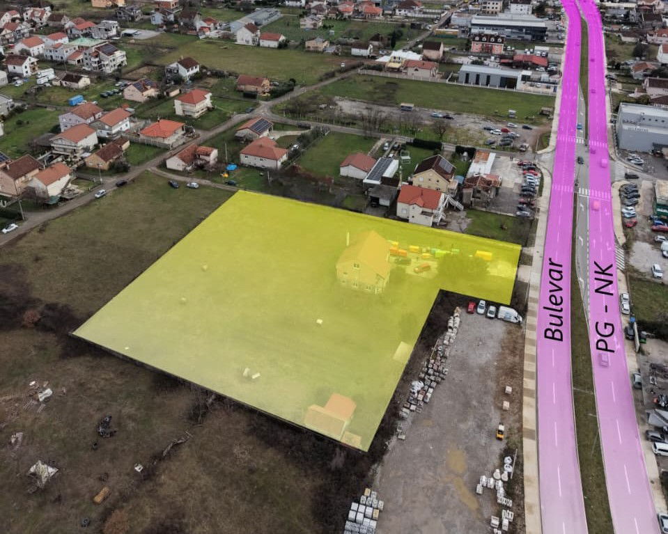 Продаж - Земля Podgorica, Gornja Gorica