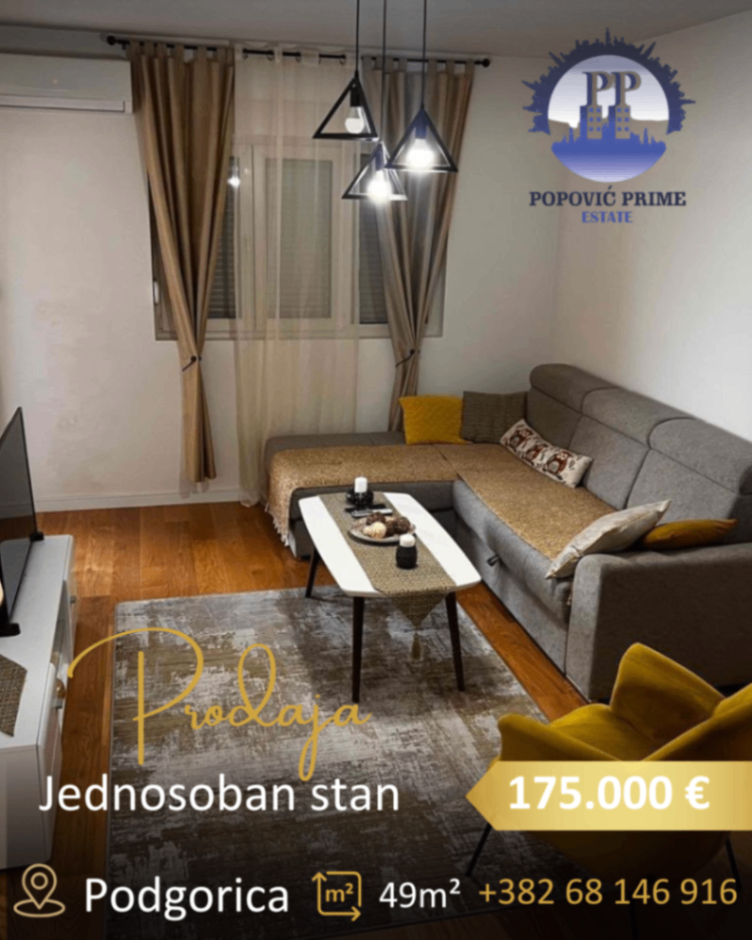 Продажа - Квартира Podgorica, City Kvart