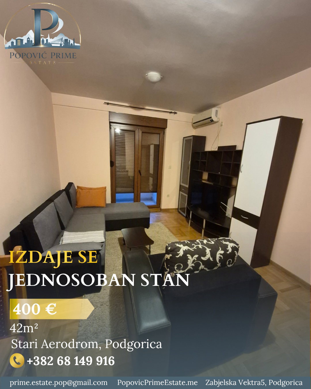 Аренда - Квартира Podgorica, Stari Aerodrom