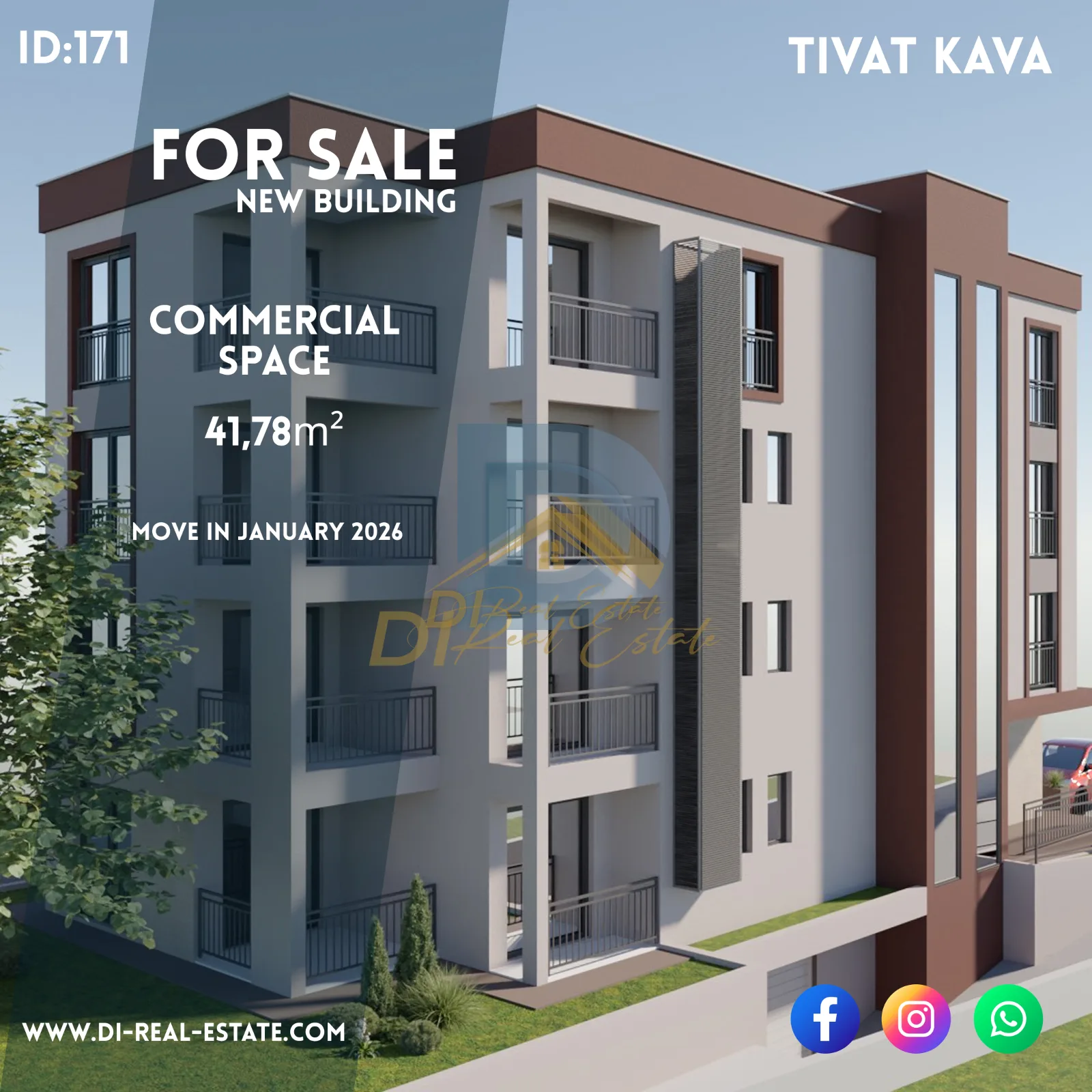 Продажа - Офисное помещение Tivat, Kava