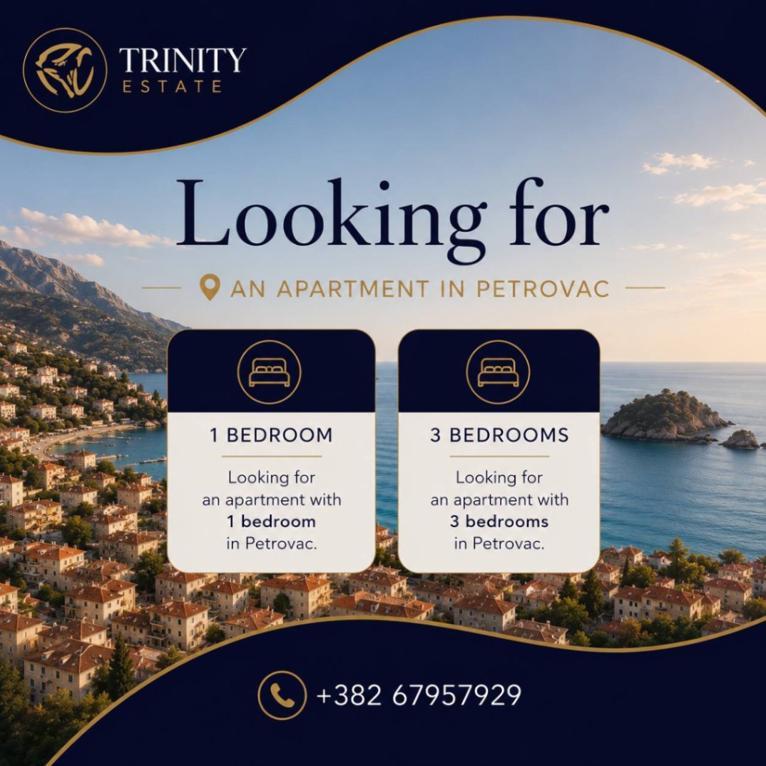 Продаж - Квартира Budva, Petrovac