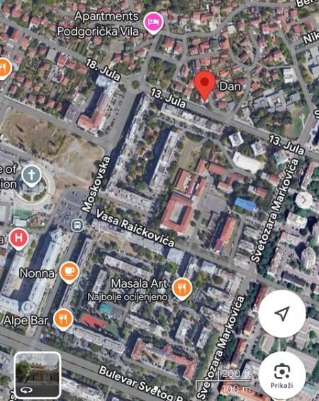 Продаж - Земля Podgorica, Centar