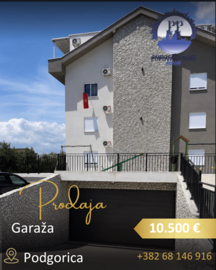 Prodaja - Garaža Podgorica, Zabjelo