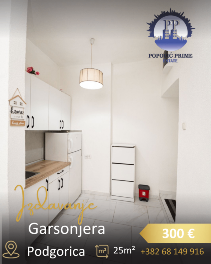 Izdavanje - Stan Podgorica, Centar