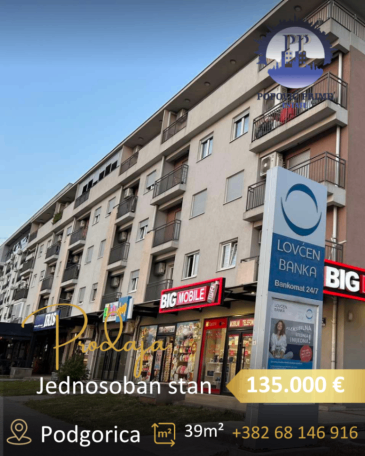 Продажа - Квартира Podgorica, Stari Aerodrom