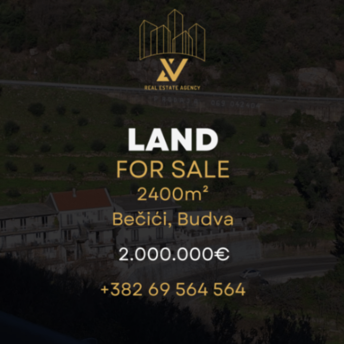 Prodaja - Zemljište Budva, Bečići