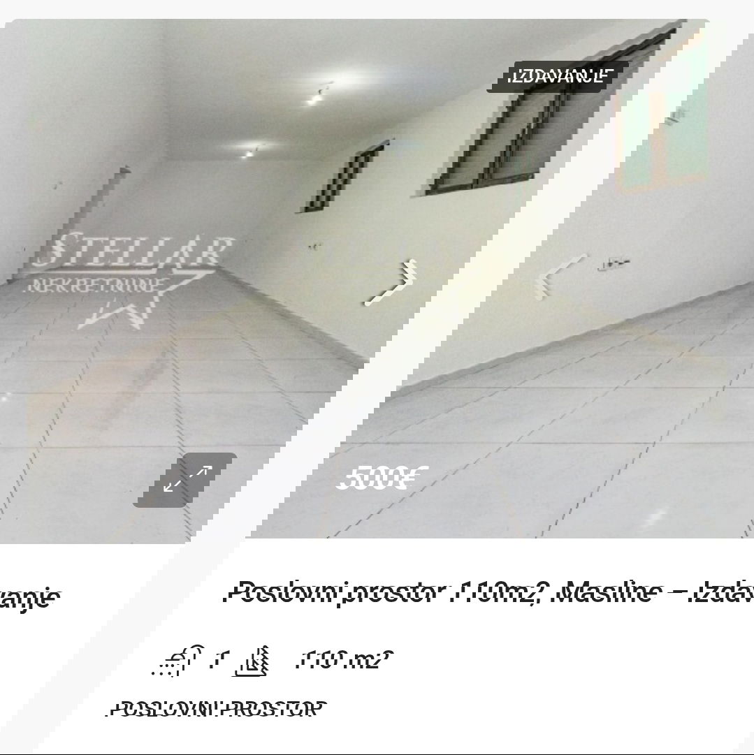 Rent - Office space Podgorica, Masline