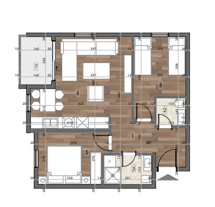 Sale - Apartment Podgorica, Donja Gorica